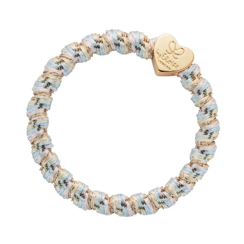 byEloise Woven Goldenes Herz blush sand