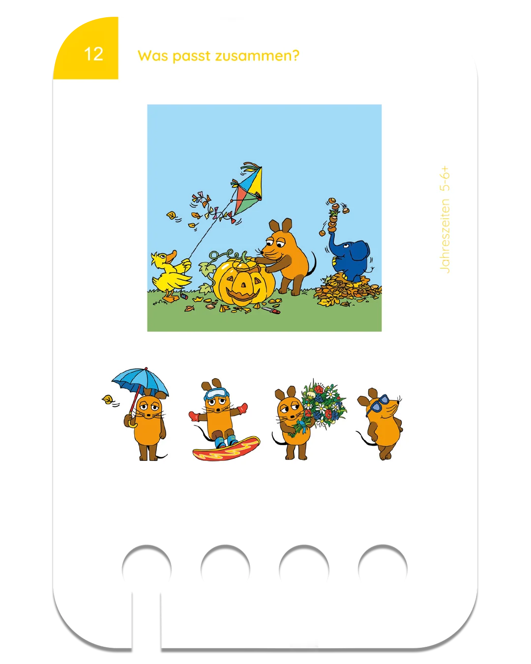 Jahreszeiten mit der Maus 5-6+