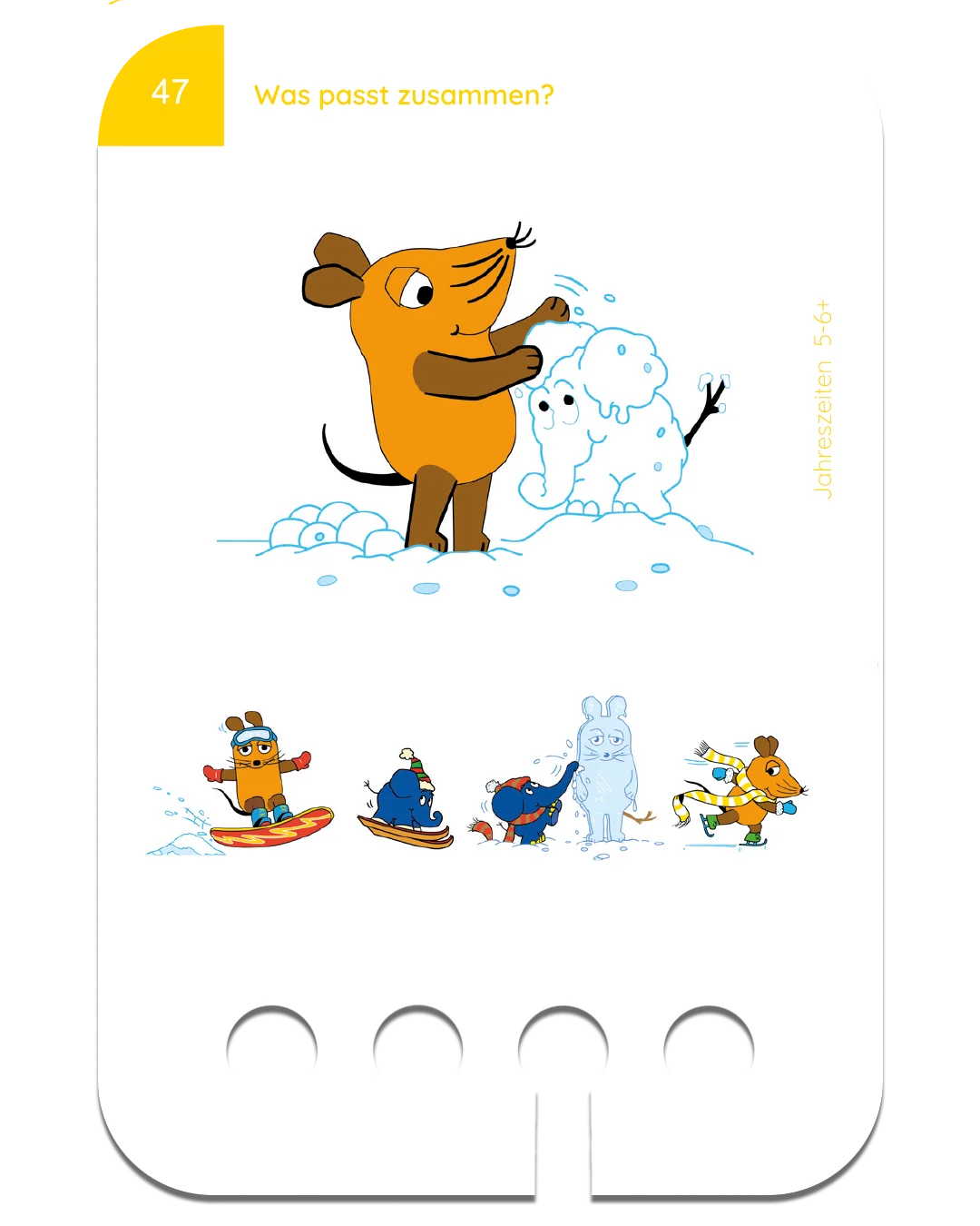 Jahreszeiten mit der Maus 5-6+