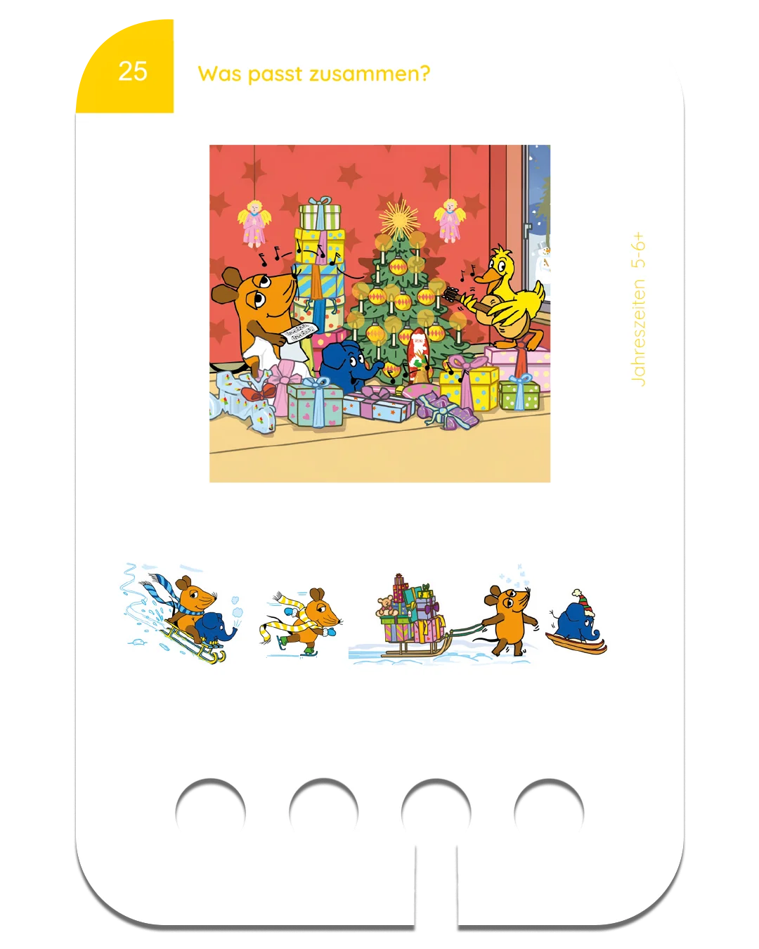 Jahreszeiten mit der Maus 5-6+