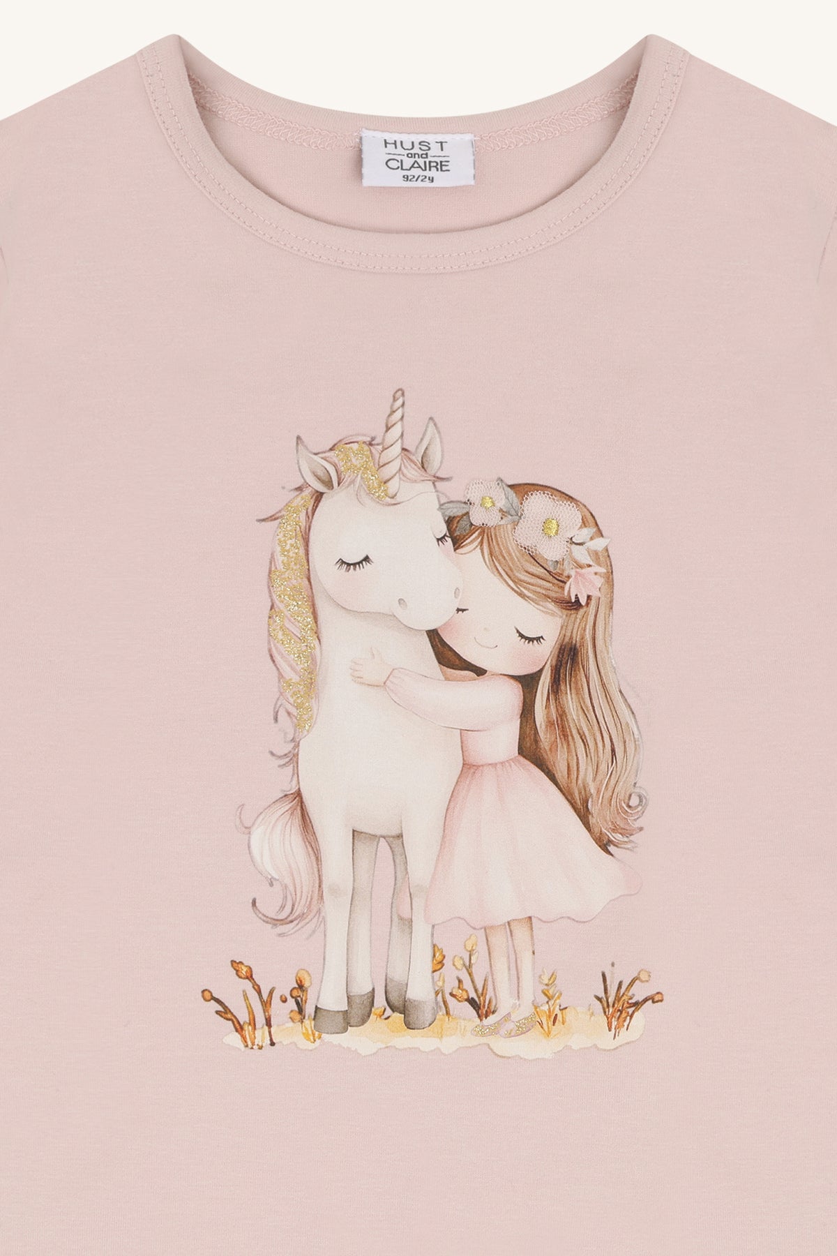 Hust & Claire Alma Langarmshirt Einhorn