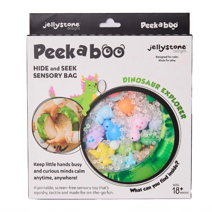 Jellystone Peekaboo Sensorik-Beutel – Dinosaurier