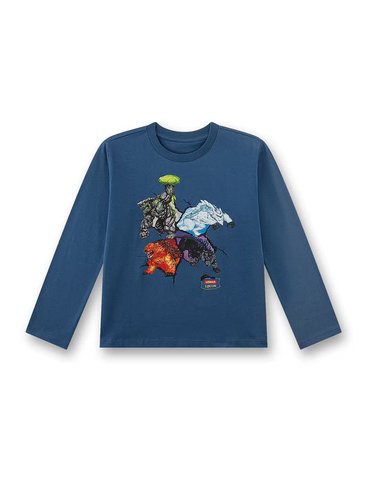 Sanetta Kinder Langarm-Shirt blau Eldrador®