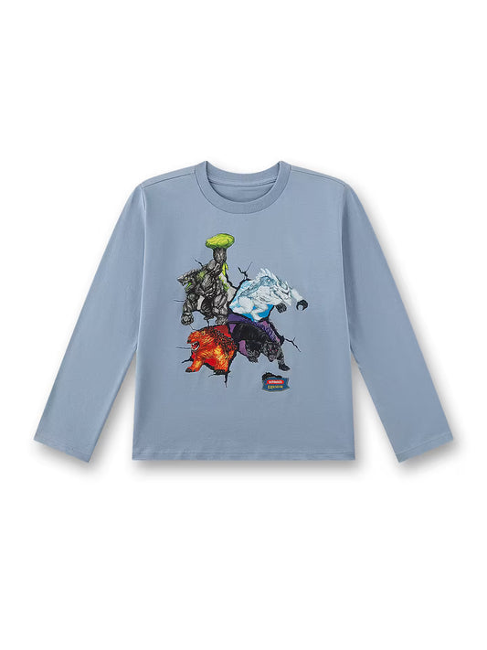 Sanetta Kinder Langarm-Shirt hellblau Eldrador®