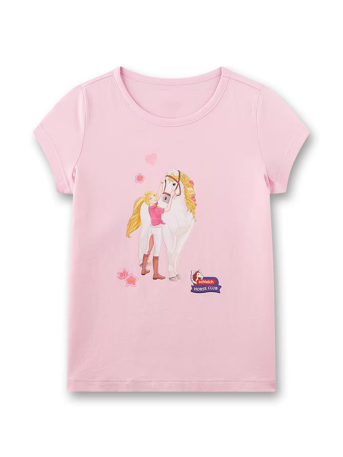 Sanetta Kinder T-Shirt rosa Horse Club