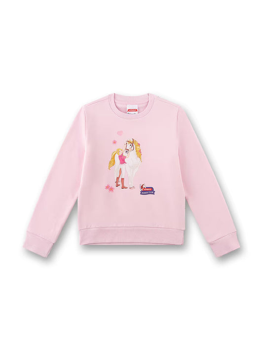 Sanetta Kinder-Sweatshirt rosa Horse Club