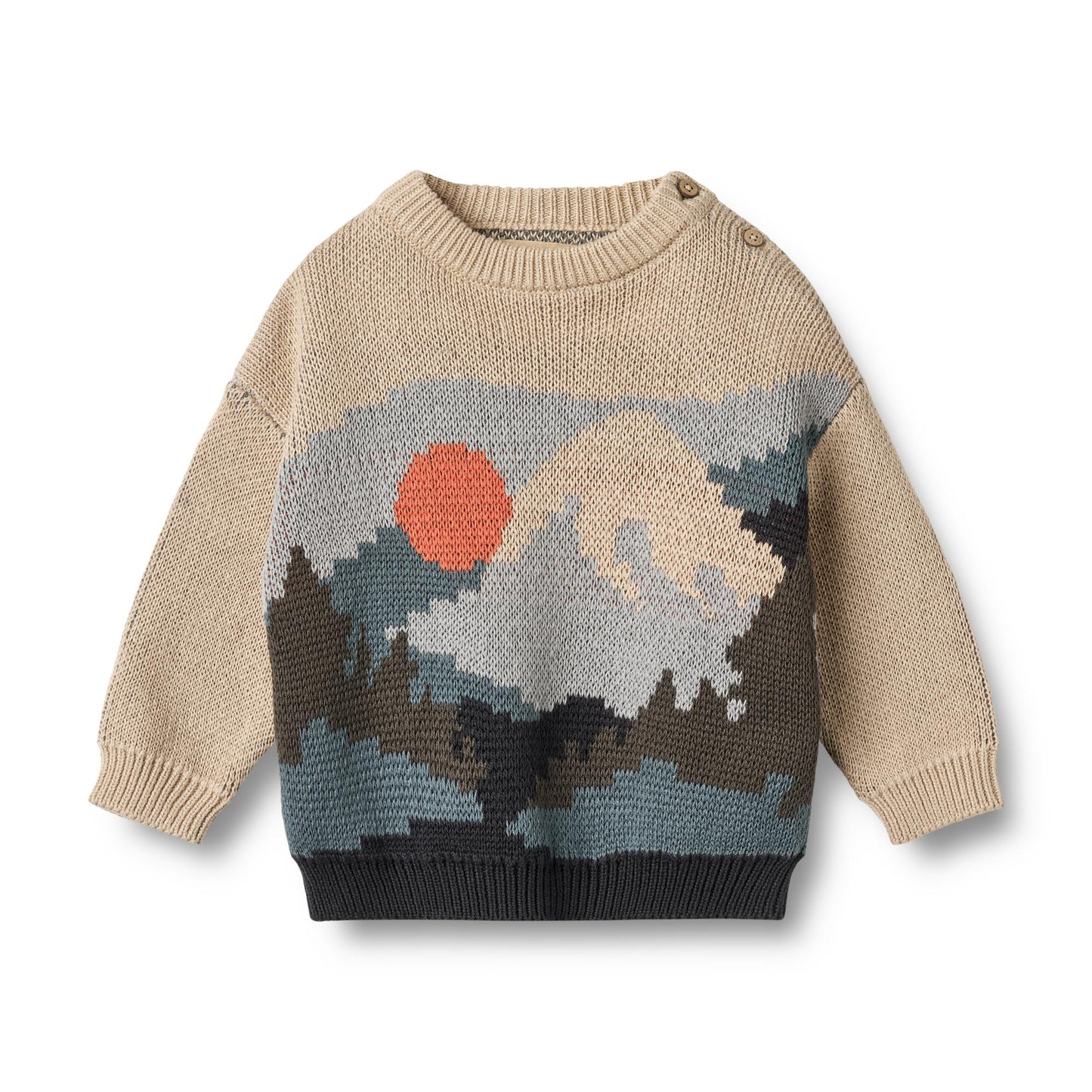 Wheat Jaquard Pullover William