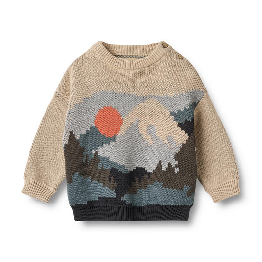 Wheat Jaquard Pullover William