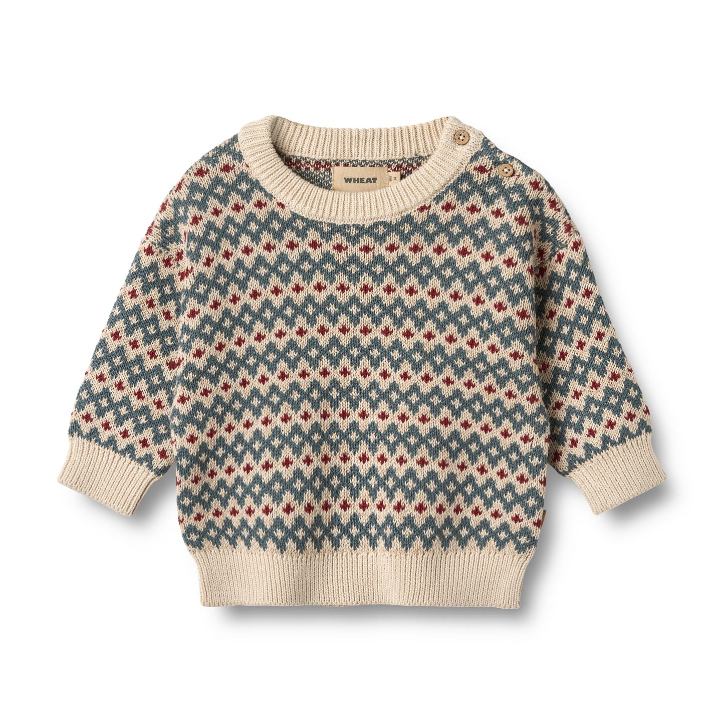 Wheat Jaquard Pullover Harlow