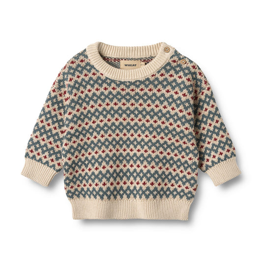 Wheat Jaquard Pullover Harlow