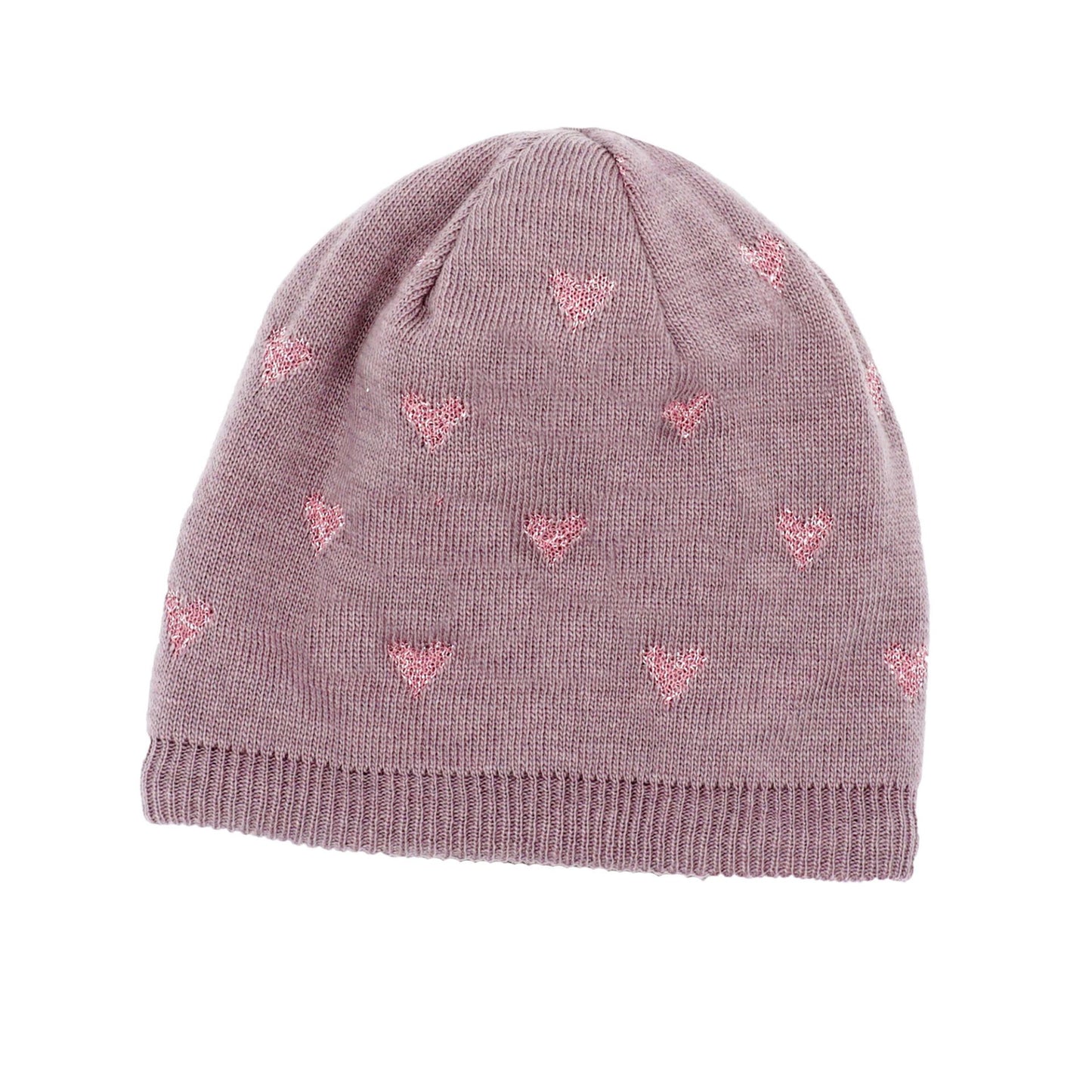 maximo KIDS GIRL-Beanie Herzen Vollfutter