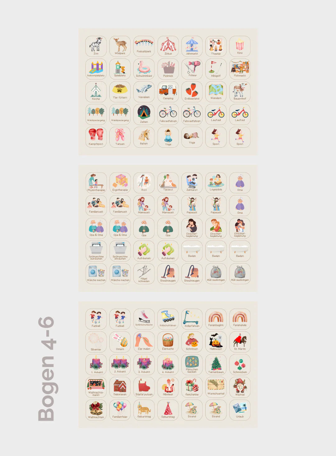 inliebekind Wochenplaner SAFARI