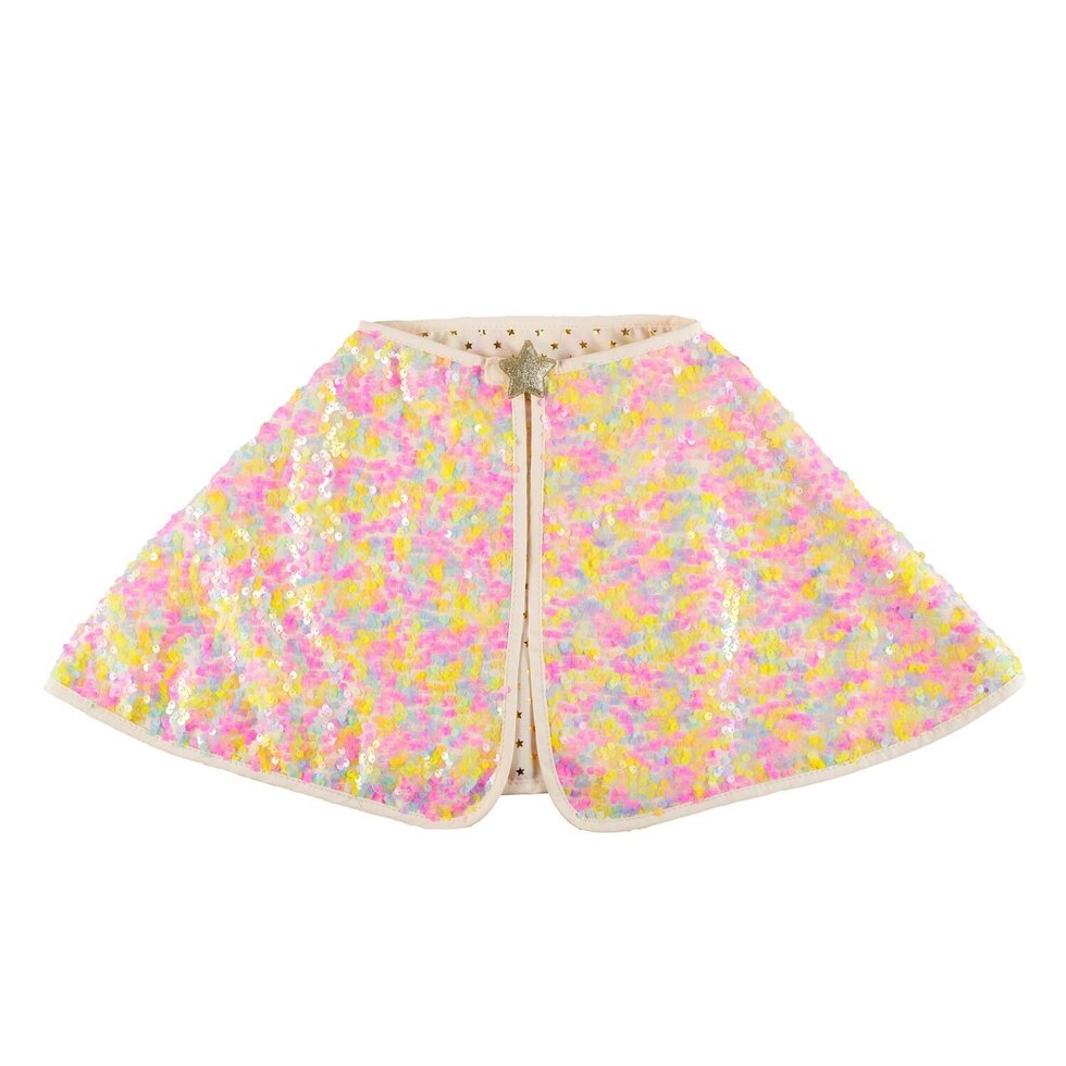 Rockahula Pastell Regenbogen Pailletten Cape  (3-10 Jahre)