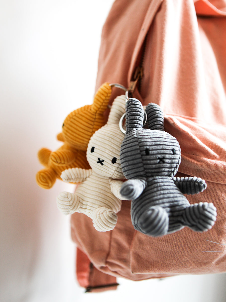 Bon Ton Toys Miffy Schlüsselanhänger ECO Corduroy – 10 cm