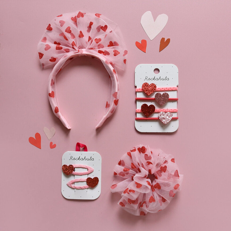 Rockahula Love Herz Glitzer Haarclips