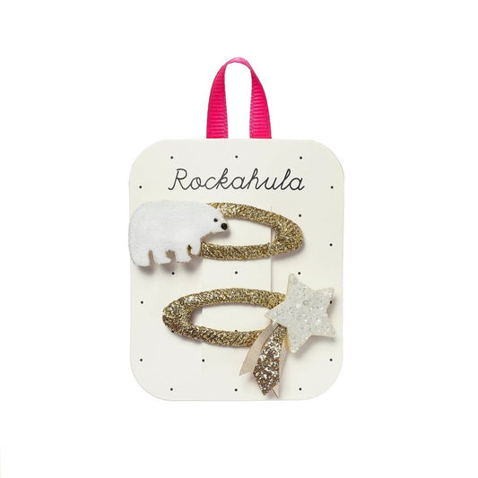 Rockahula X-Mas verschneite Eisbär Haarclips