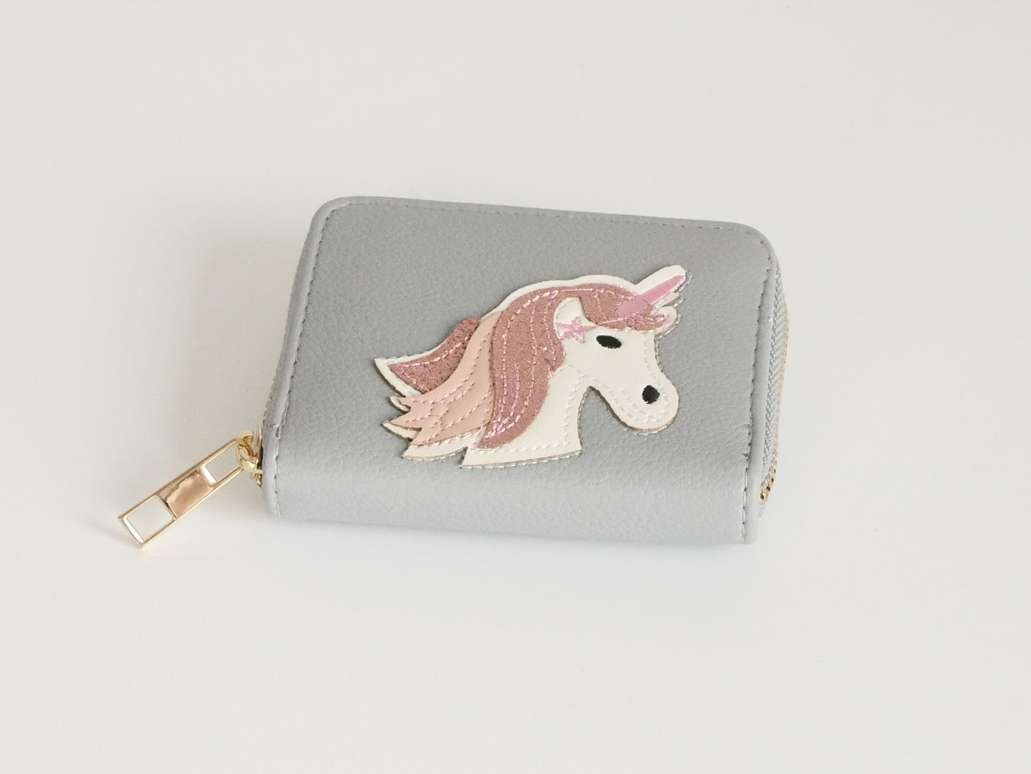 KisMe Geldbörse Einhorn grau