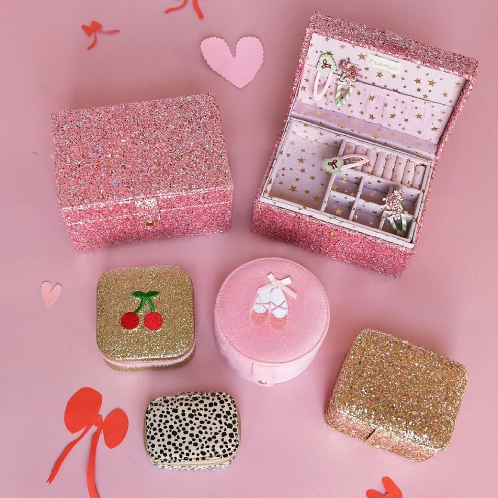 Rockahula Confetti Glitter Schmuckkästchen – groß