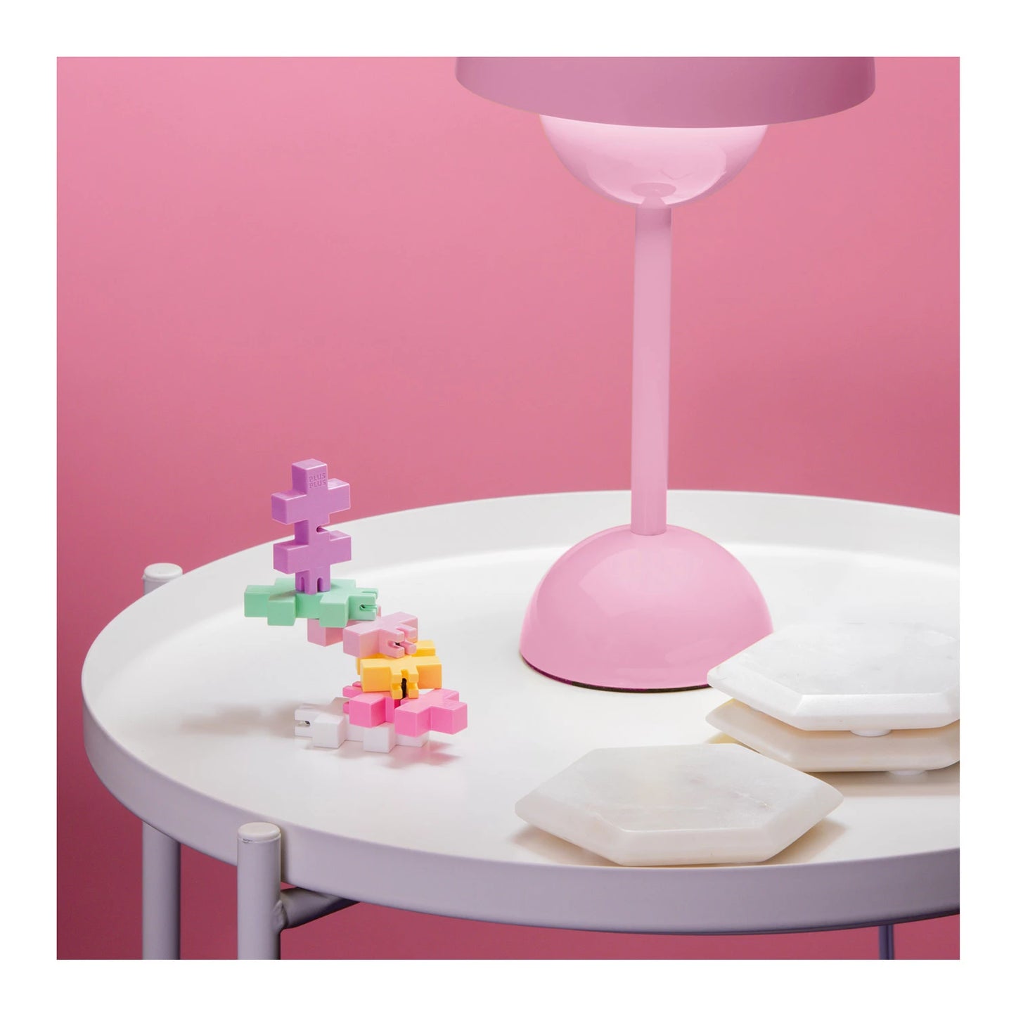 Plus-Plus Hebel Flex Bausteine pink