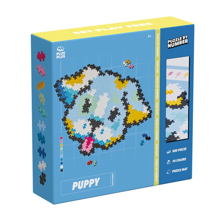 Plus-Plus 500 Kreativ Bausteine Puzzle by Number Hund