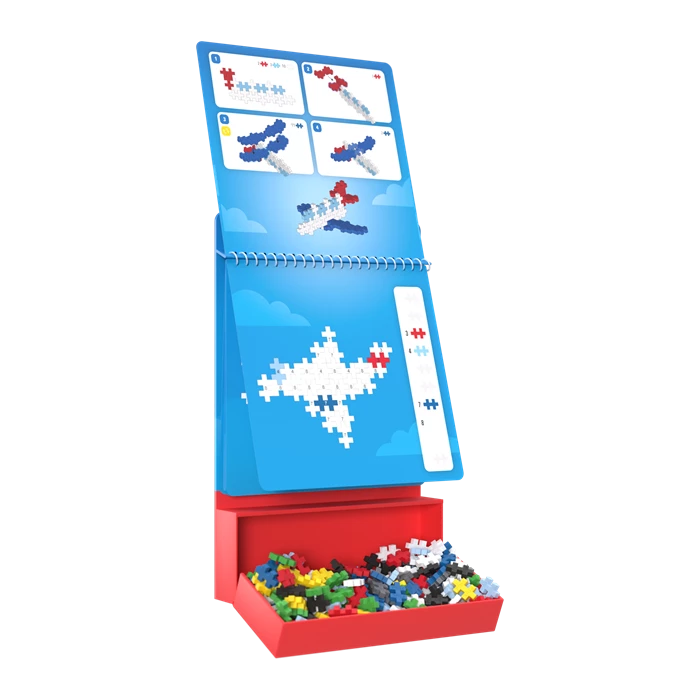 Plus-Plus Puzzle by Number Activity-Pad: Transport - 125 Bausteine