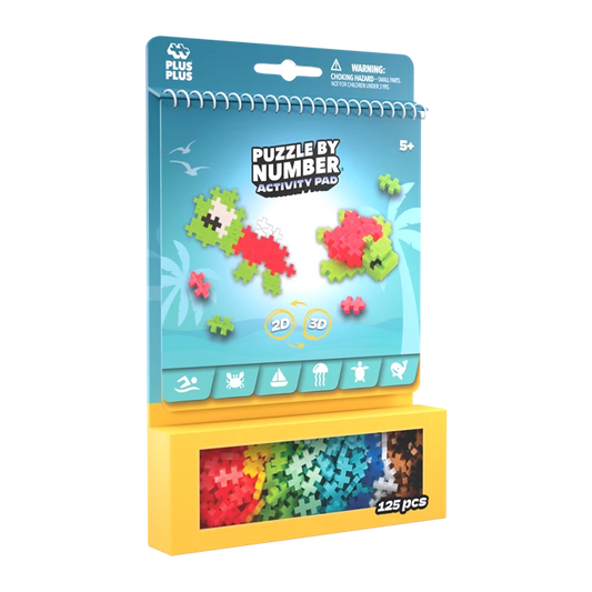 Plus-Plus Puzzle by Number Activity-Pad: Strand - 125 Bausteine