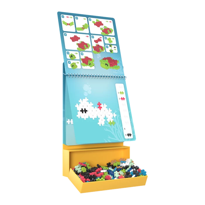 Plus-Plus Puzzle by Number Activity-Pad: Strand - 125 Bausteine