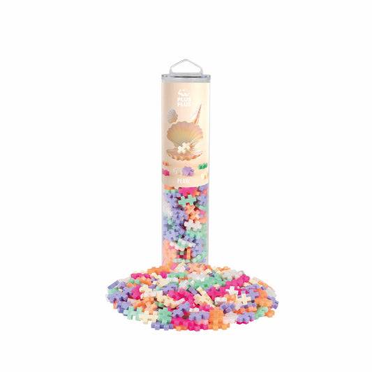 Plus-Plus Tube Mini Basic: Pearl - 240 Bausteine