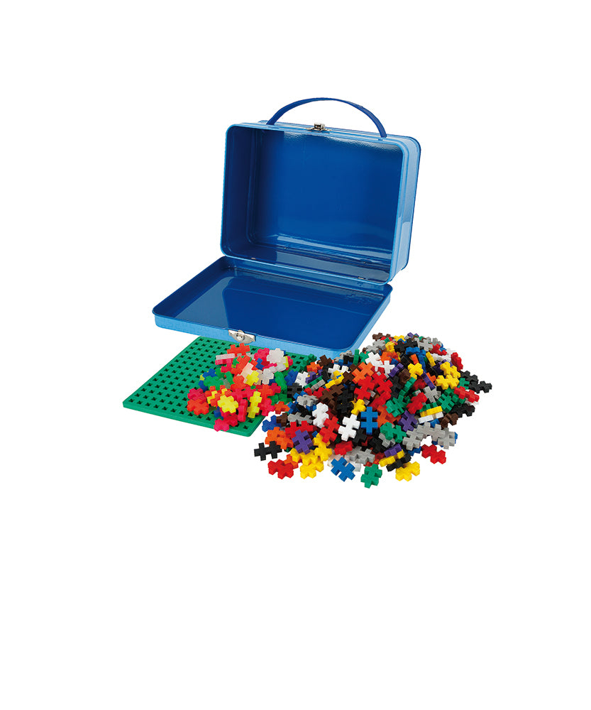 Plus-Plus Mini Basic: Metallbox mit 600 Bausteinen