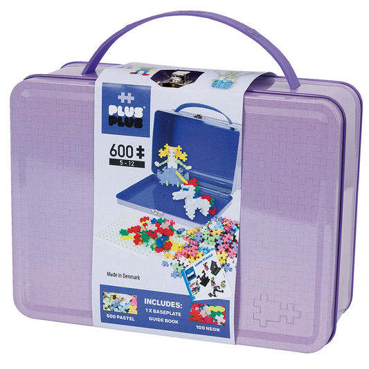 Plus-Plus Mini Pastell: Metallbox mit 600 Bausteinen