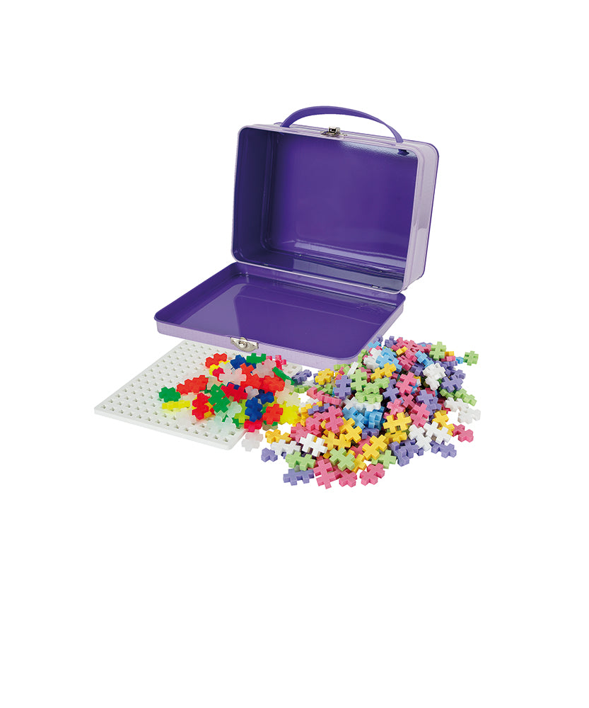 Plus-Plus Mini Pastell: Metallbox mit 600 Bausteinen