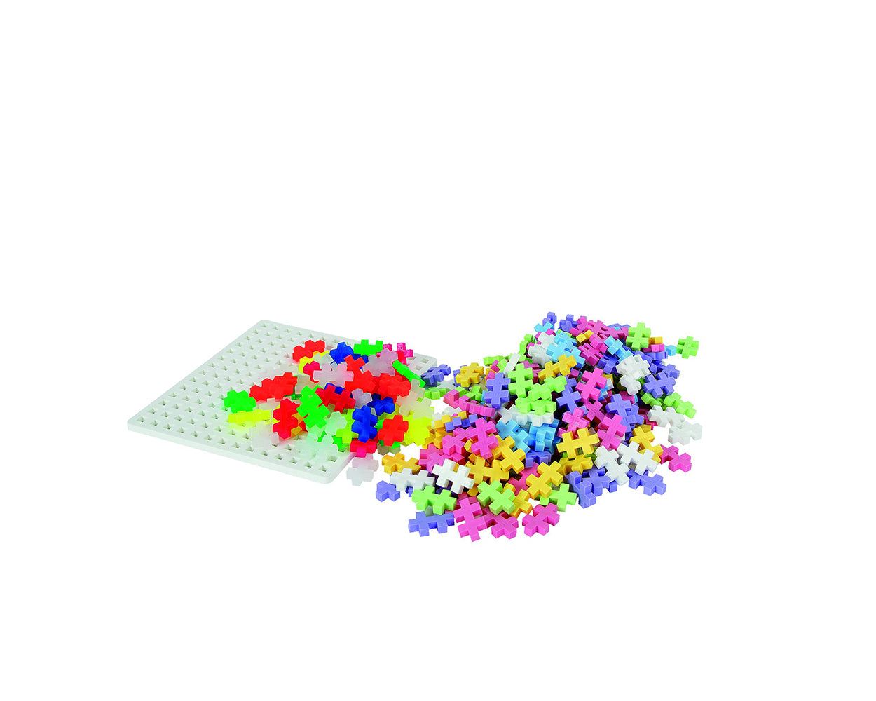 Plus-Plus Mini Pastell: Metallbox mit 600 Bausteinen