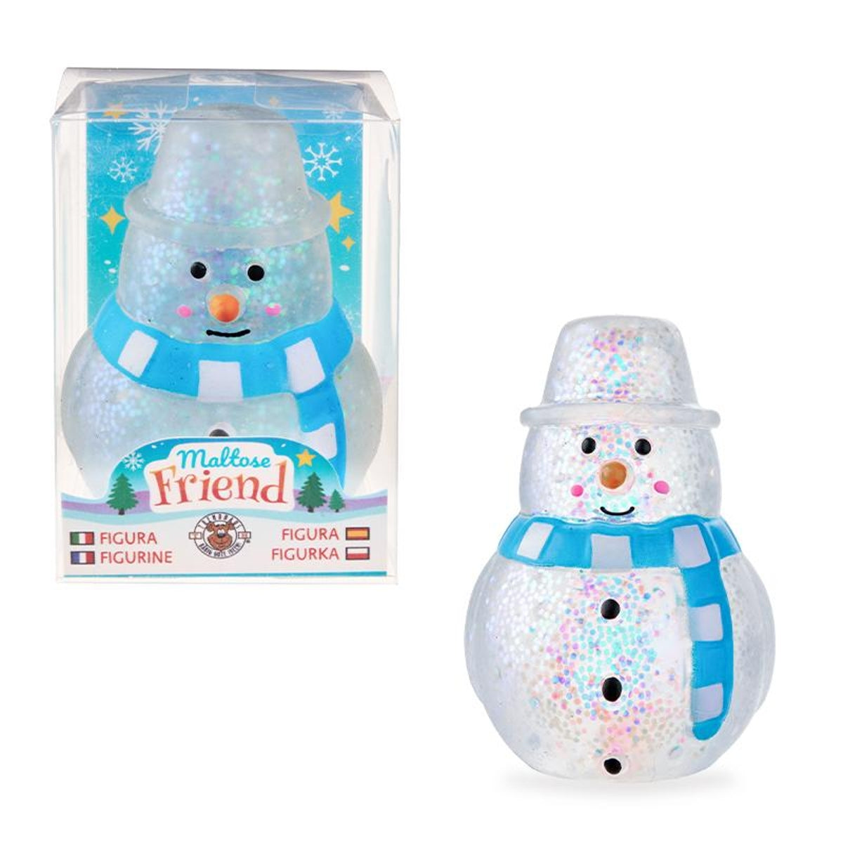 Glitzer-Maltose-Schneemann