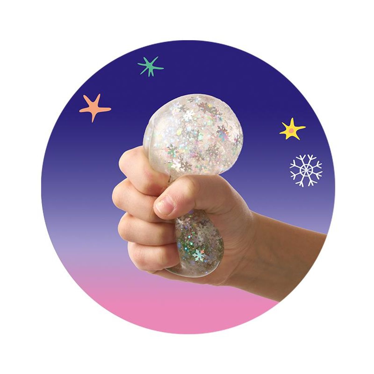 Make a Wish Glitter-Squeeze-Ball