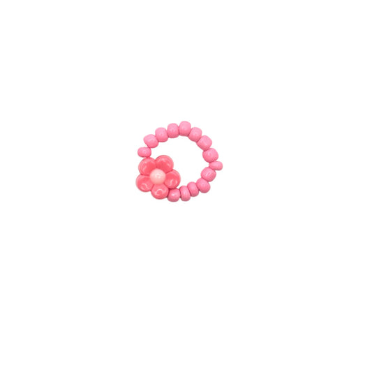 Ratatam! Elastischer Ring Blume - fuchsia