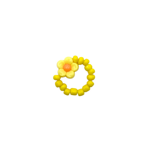 Ratatam! Elastischer Ring Blume - gelb