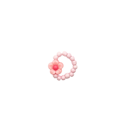 Ratatam! Elastischer Ring Blume - hellrosa
