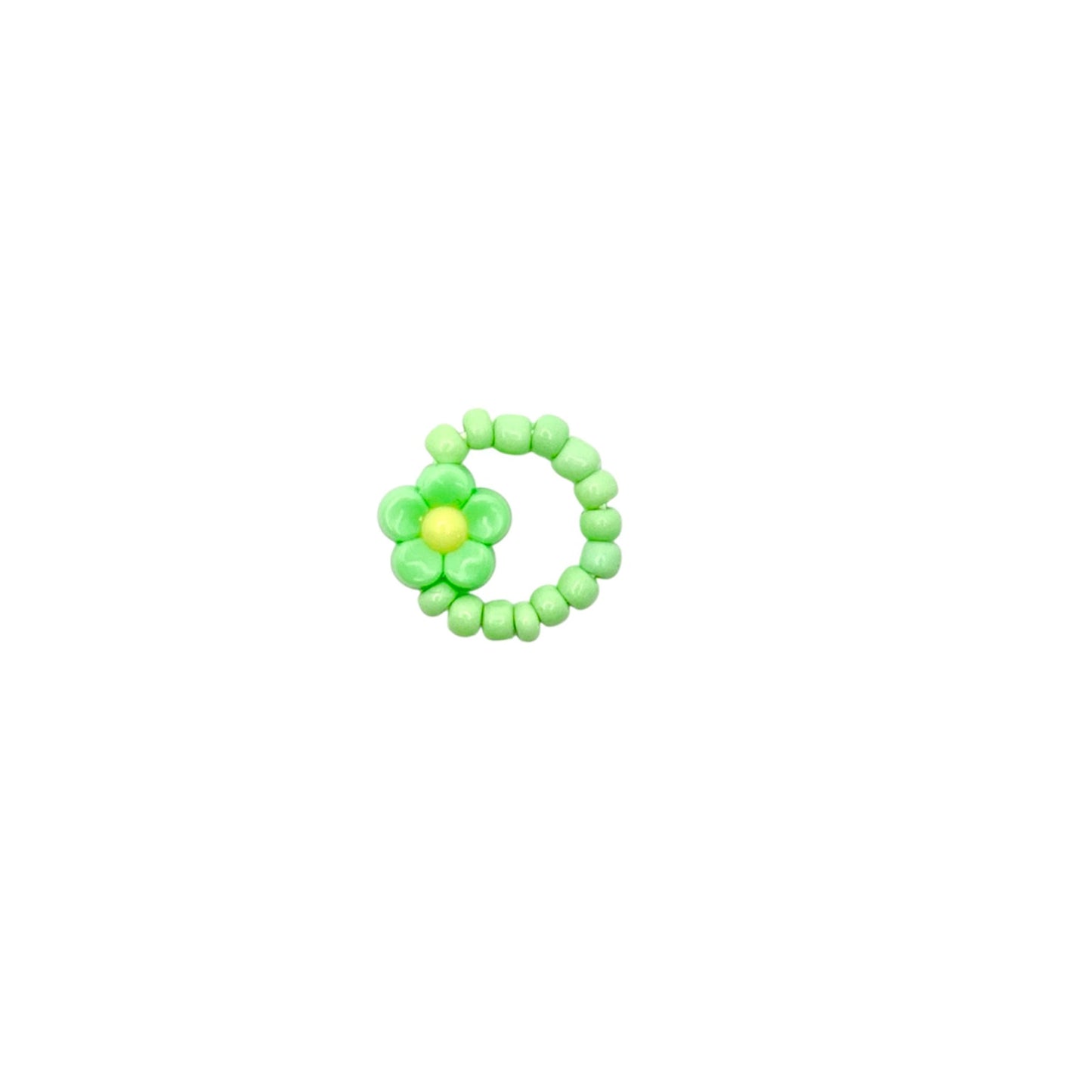 Ratatam! Elastischer Ring Blume - grün