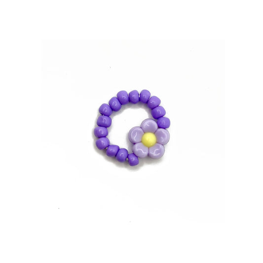 Ratatam! Elastischer Ring Blume - lila