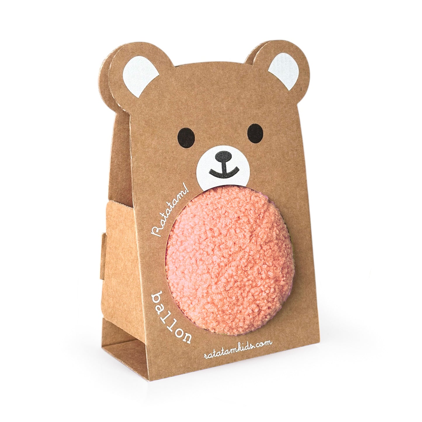 Ratatam! Teddybär Ball 12cm - Pfirsich