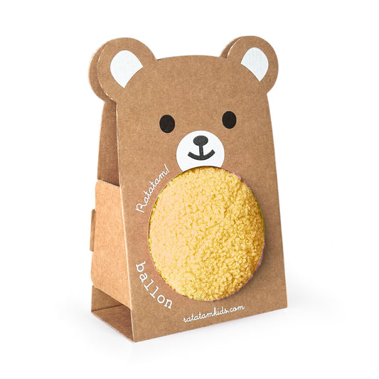 Ratatam! Teddybär Ball 12cm - Gelb