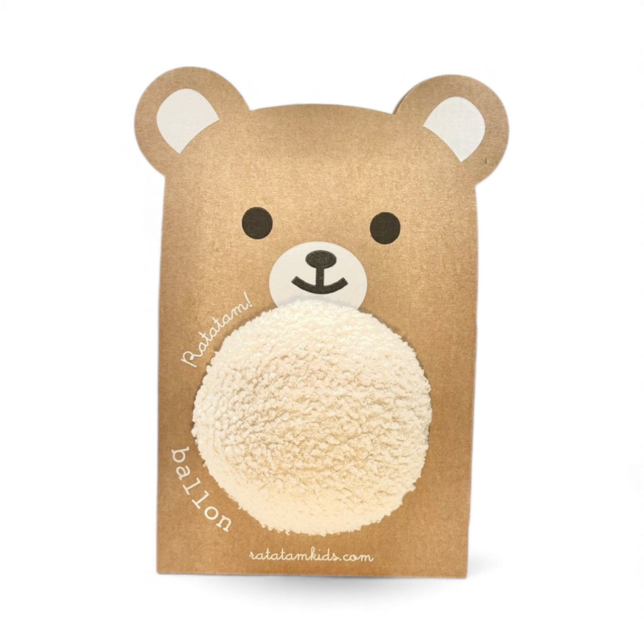 Ratatam! Teddybär Ball 12cm - Creme