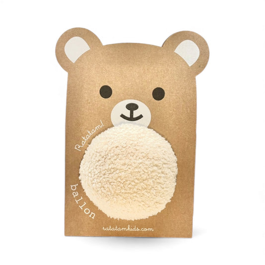 Ratatam! Teddybär Ball 12cm - Creme