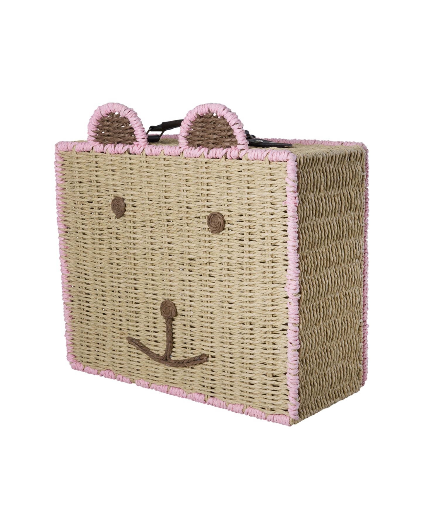 rice Bären Koffer rosa