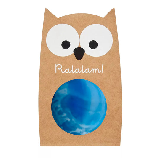 Ratatam! marmorierte Eule Bouncy Ball 57cm - blau