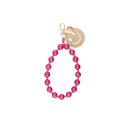 Magic Bag Charm - Hot Pink Smile