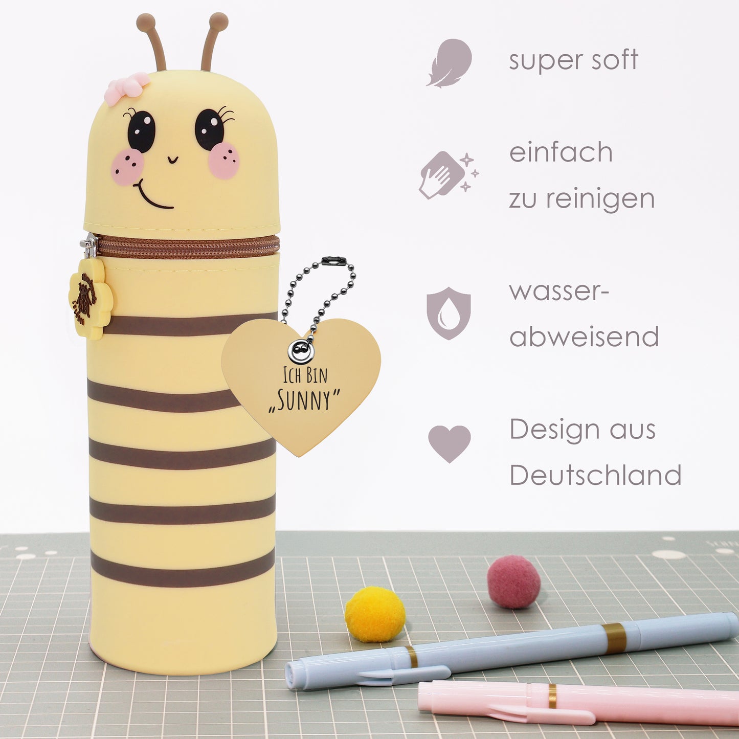 Lulubug Lustige Tiermäppchen - Biene Sunny