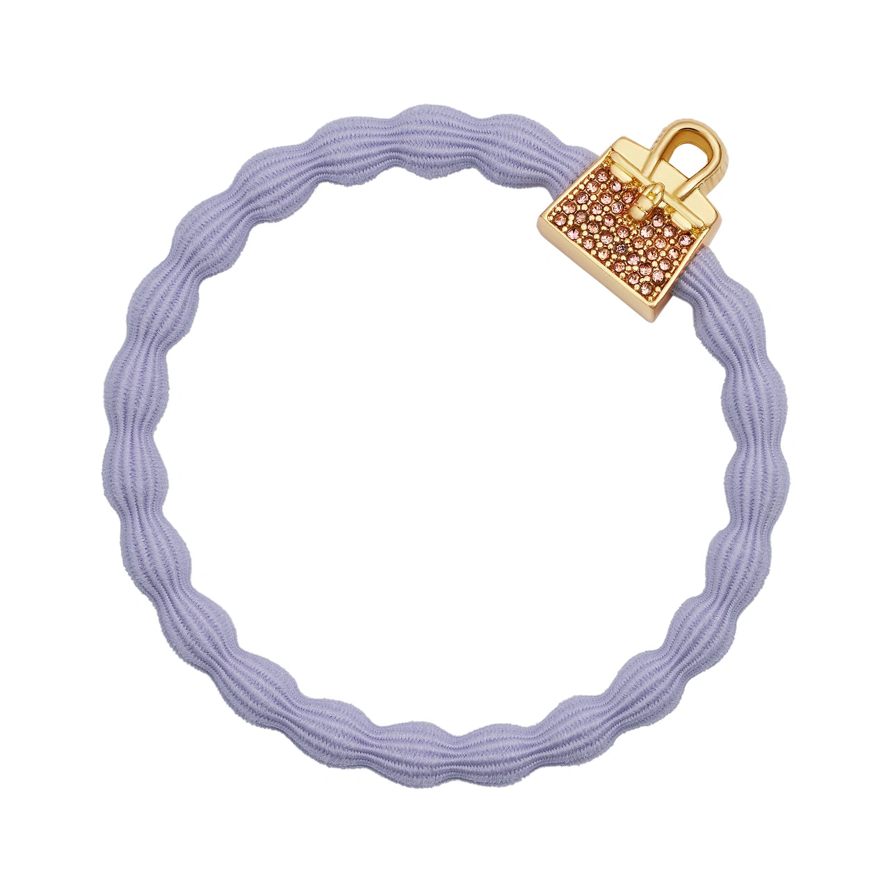 byEloise goldene Handtasche - lavendel