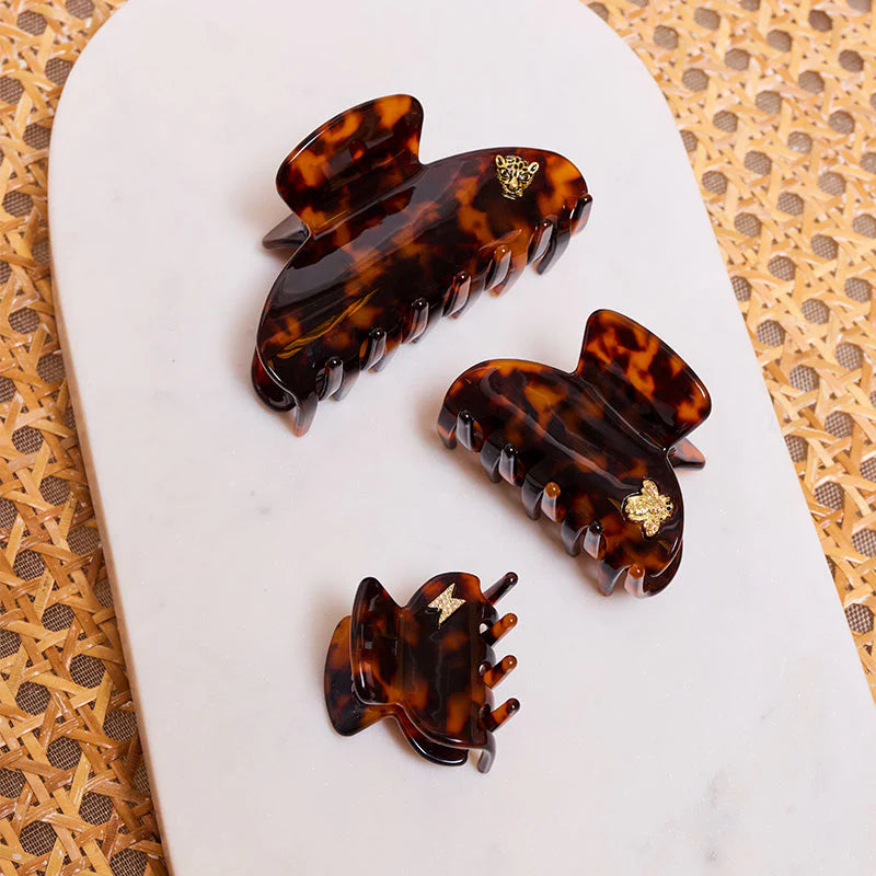 byEloise Krallenclip klein schildpatt Blitz