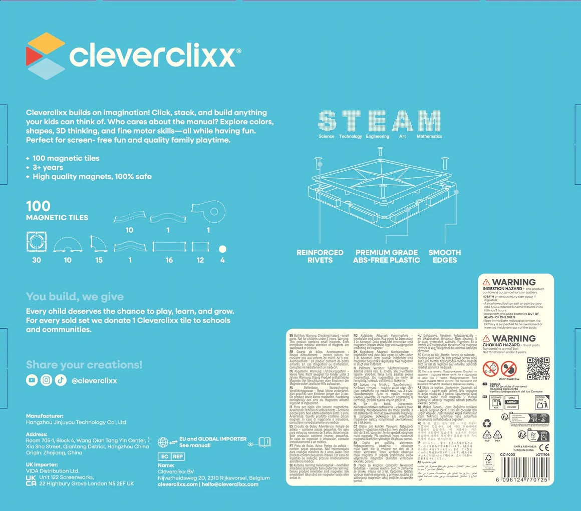 Cleverclixx Ball Run Dazzling Lights Pack Intense / 100 Teile